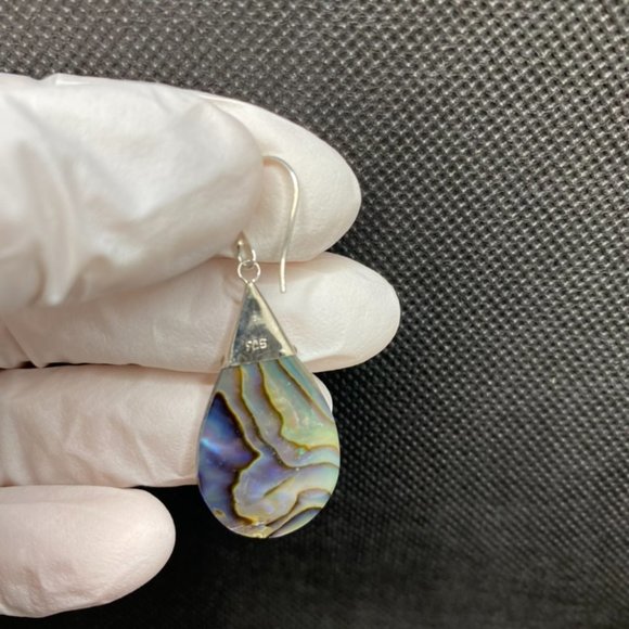 Silver Dangle Boho Earrings - Picture 3 of 7